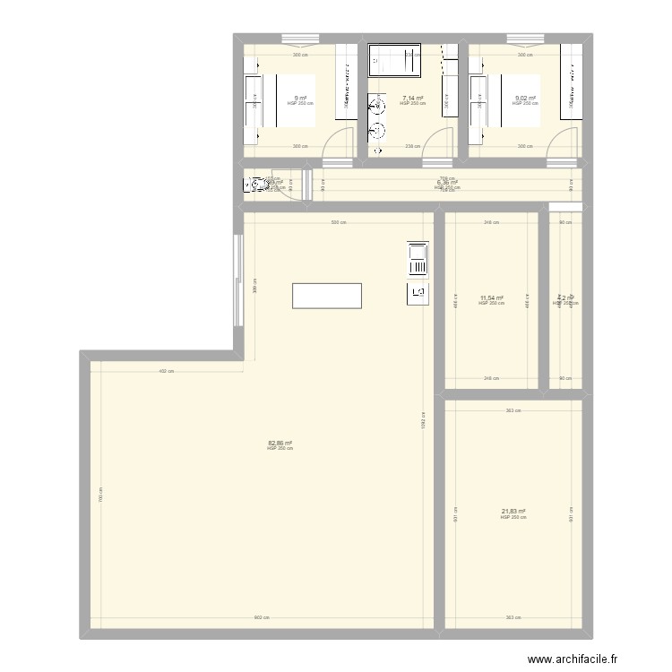 ma futur maison. Plan de 0 pièce et 0 m2