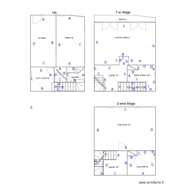 bonnaud PB. Plan de 0 pièce et 0 m2