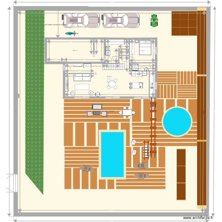 MAISON BOIS DIY SAVOIE V3. Plan de 0 pièce et 0 m2