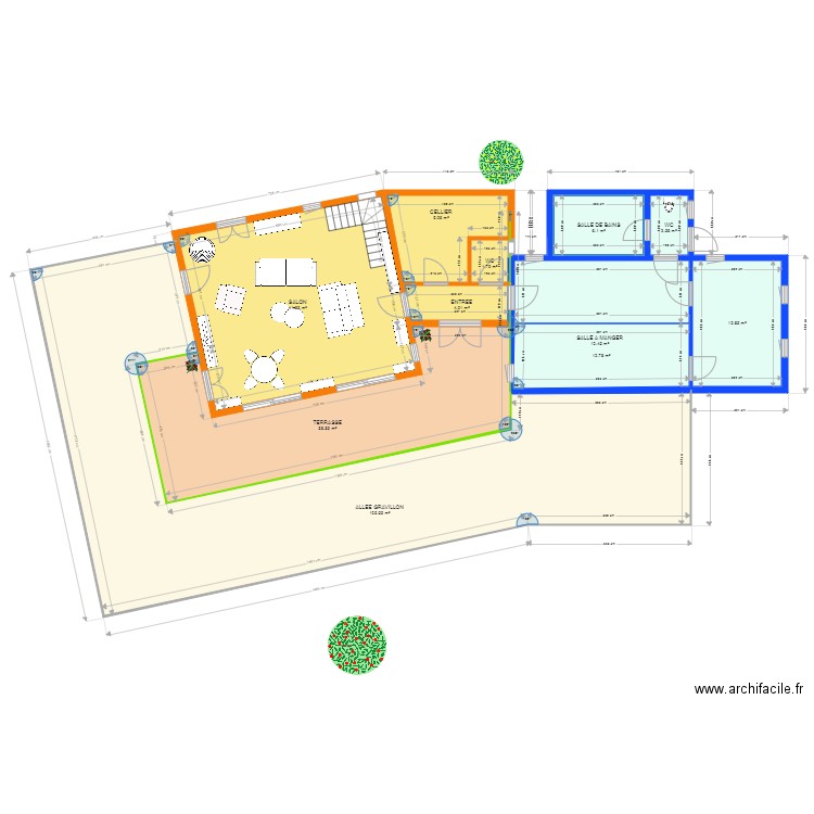 PLAN ALTERNATIF 3. Plan de 0 pièce et 0 m2