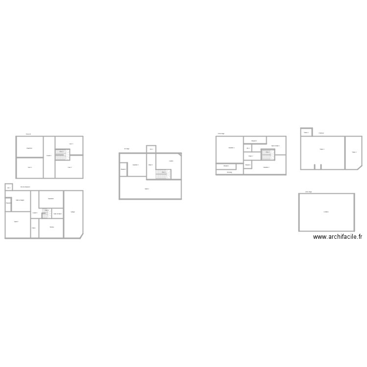 FOREST 62 CHARLE. Plan de 37 pièces et 584 m2