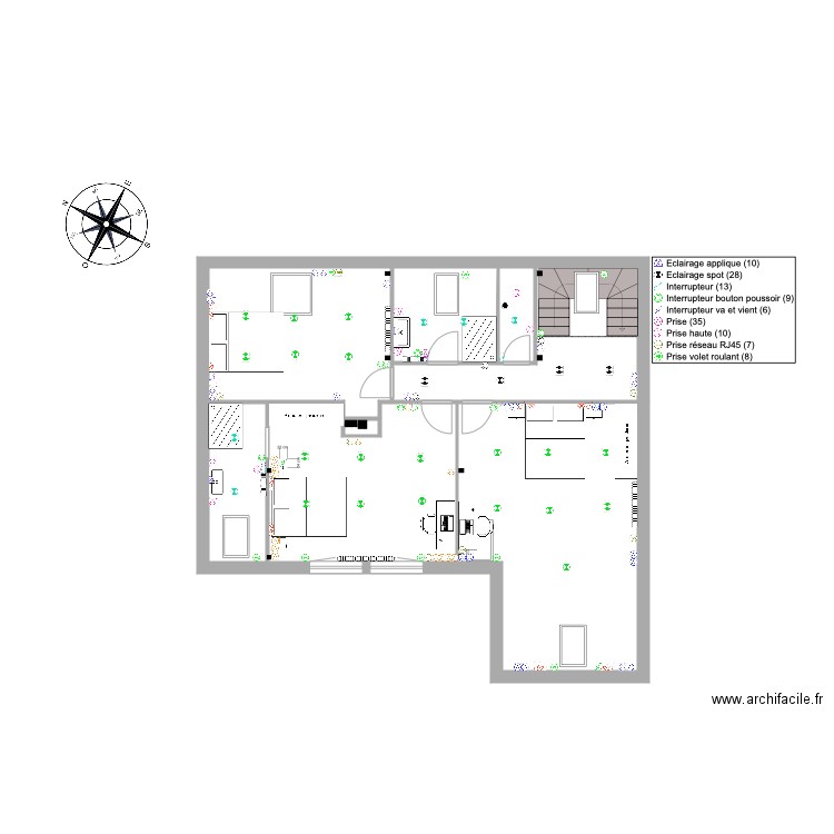 Wolxheim Etage Electricité. Plan de 0 pièce et 0 m2