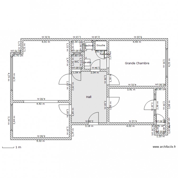 SDB4. Plan de 0 pièce et 0 m2