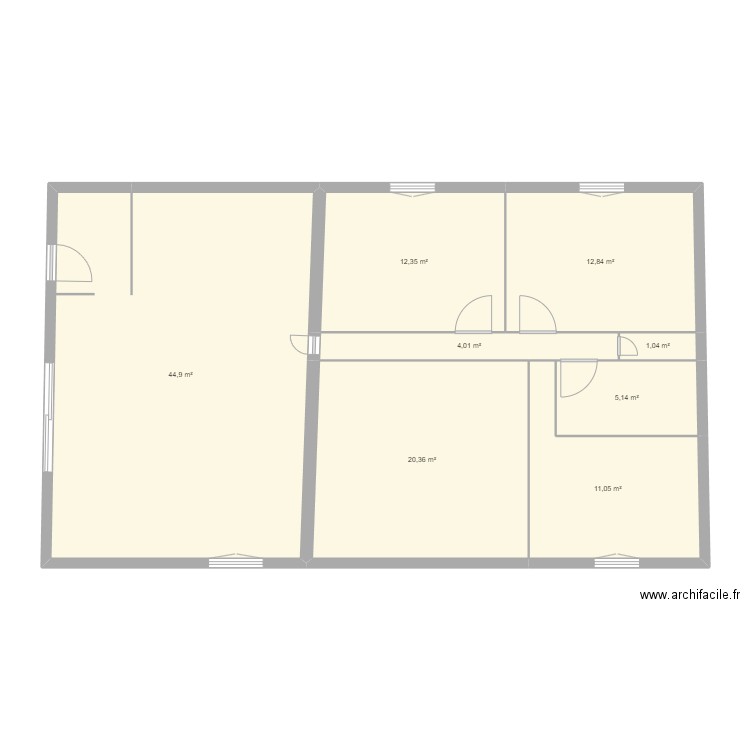 maison mathias. Plan de 8 pièces et 112 m2