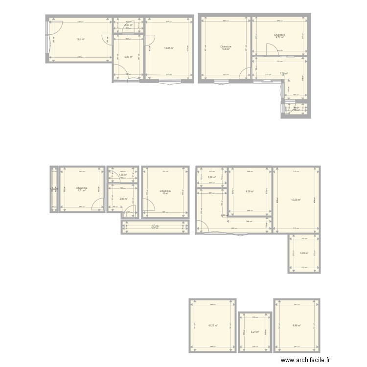 chalet studio. Plan de 0 pièce et 0 m2