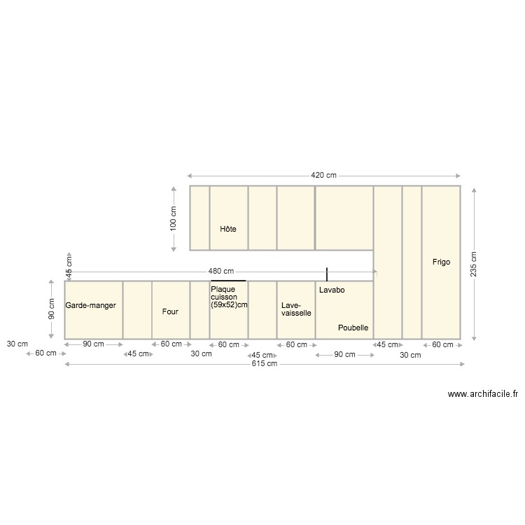 Plan Cuisine Caluire. Plan de 0 pièce et 0 m2