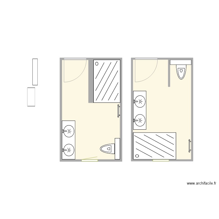 sdb douche. Plan de 0 pièce et 0 m2