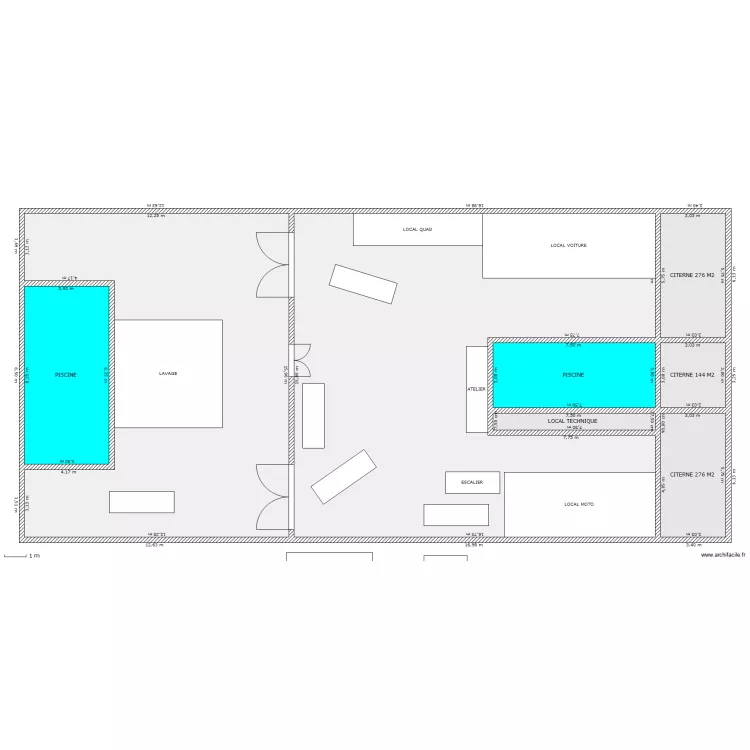 GARAGE ECHELLE1/2. Plan de GARAGE ECHELLE1/2. Plan de