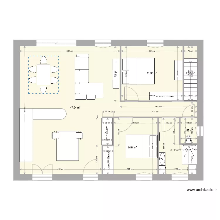 maison p37300. Plan de 