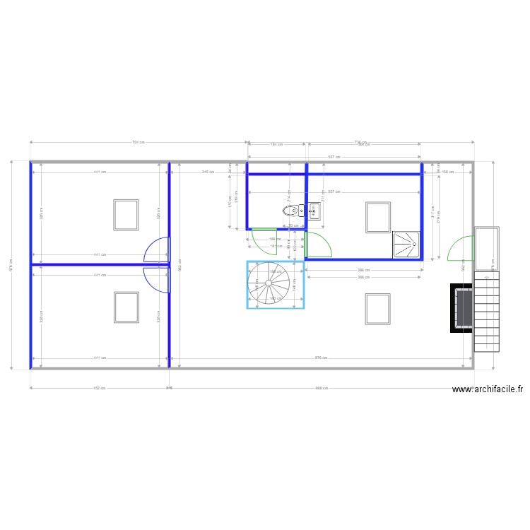 GODOT étage rev6. Plan de 0 pièce et 0 m2