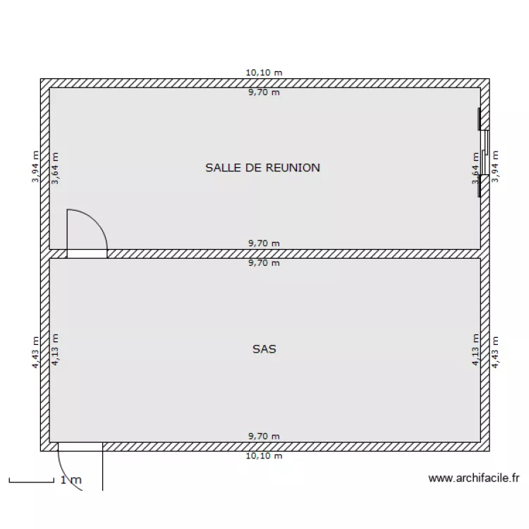 SAS - REUNION. Plan de 