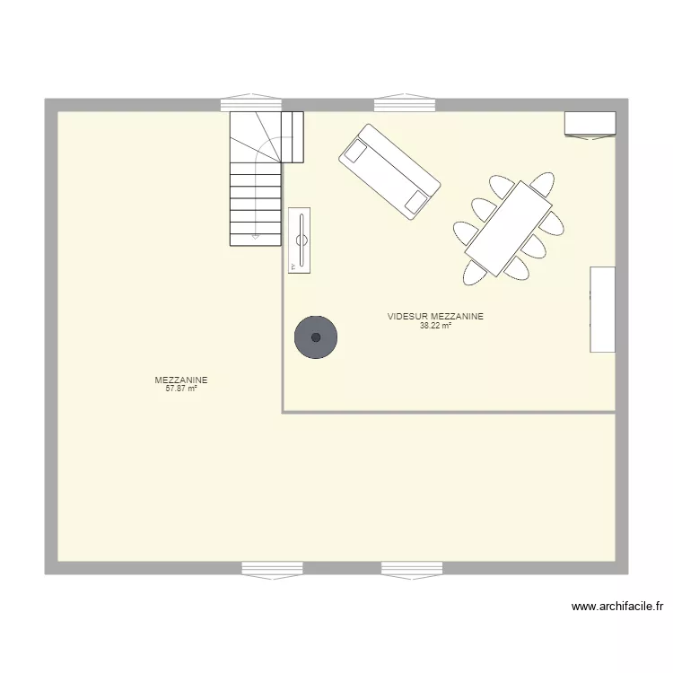 chalet remi4 etage. Plan de 