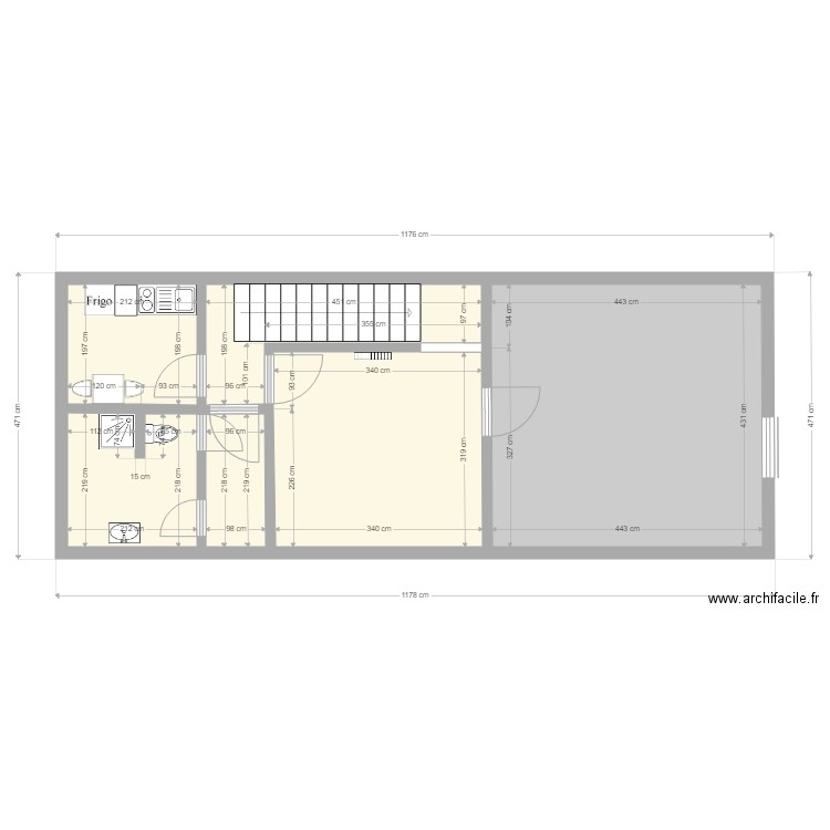 ETG1 V1. Plan de 0 pièce et 0 m2