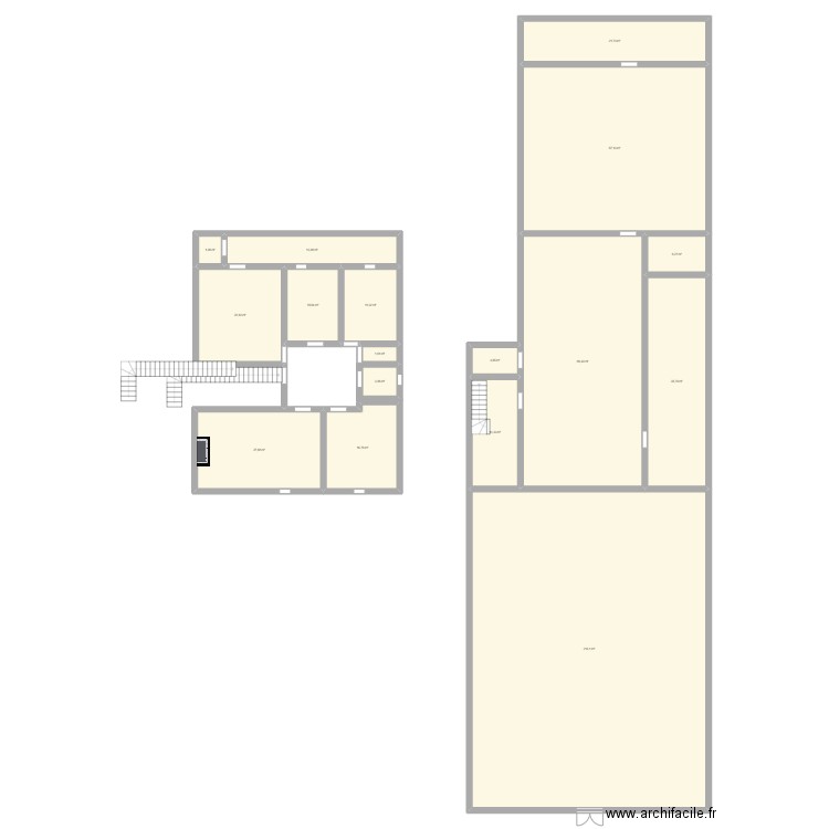 MAISON POUSSAN. Plan de 0 pièce et 0 m2