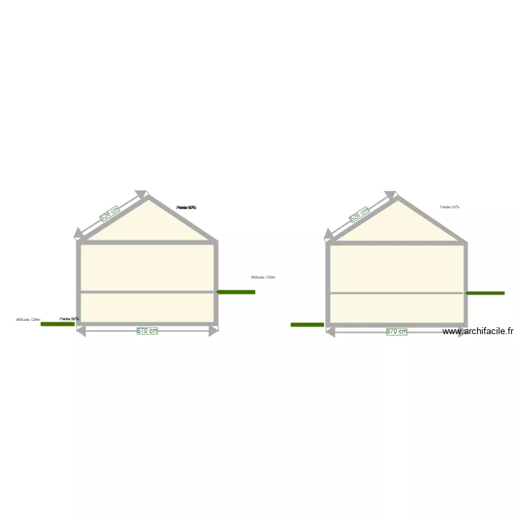 Projet Extension Arri&egrave;re. Plan de 