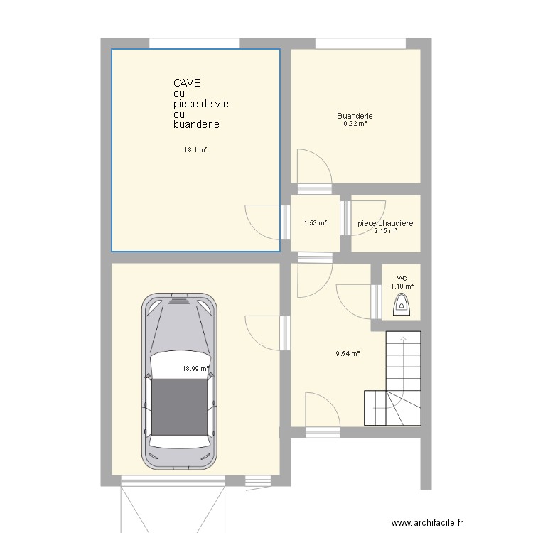 RDC aiseau centre 3 F. Plan de 0 pièce et 0 m2