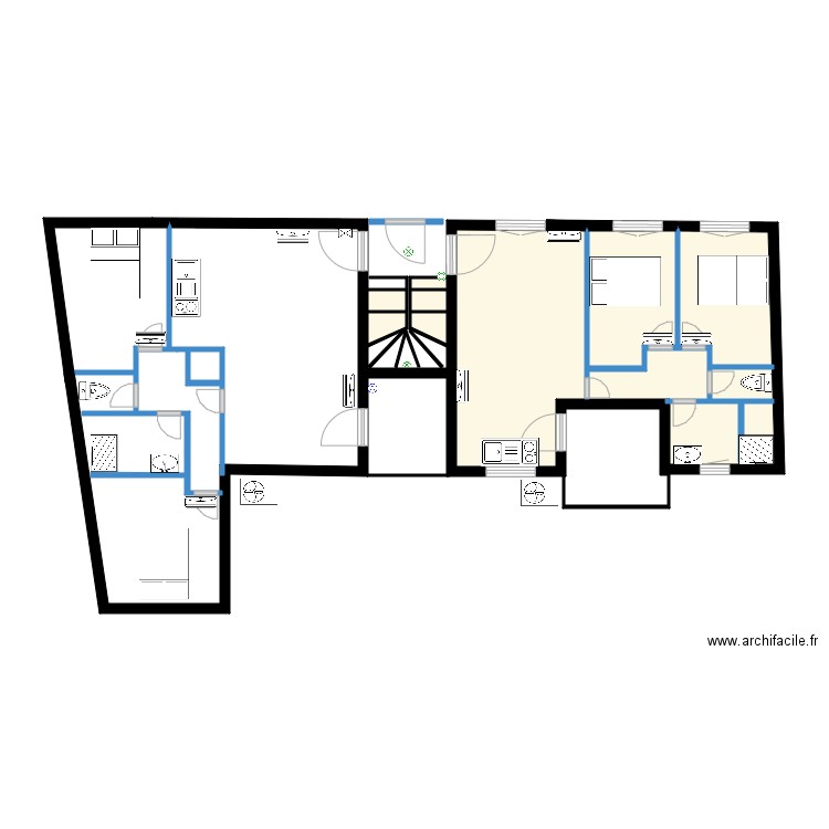 Appartements GARCIA RDC  CLIM. Plan de 0 pièce et 0 m2