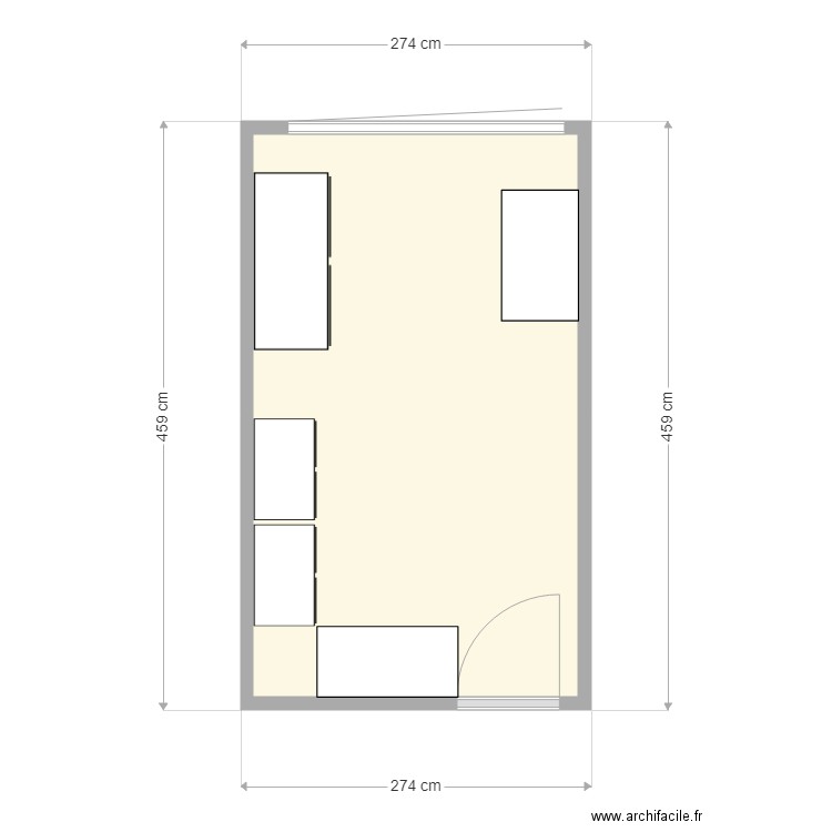 Chambre de service. Plan de 0 pièce et 0 m2