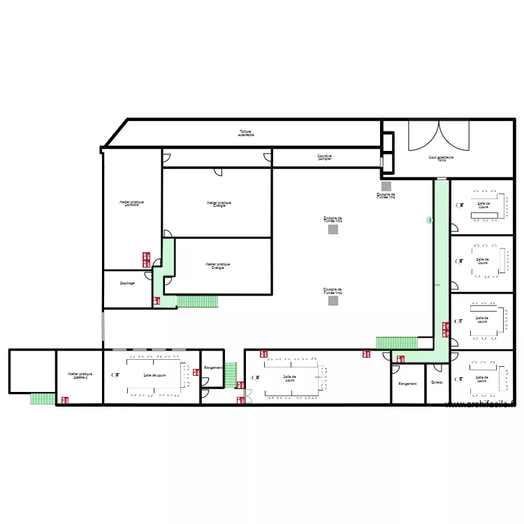 Greta Etage general. Plan de 