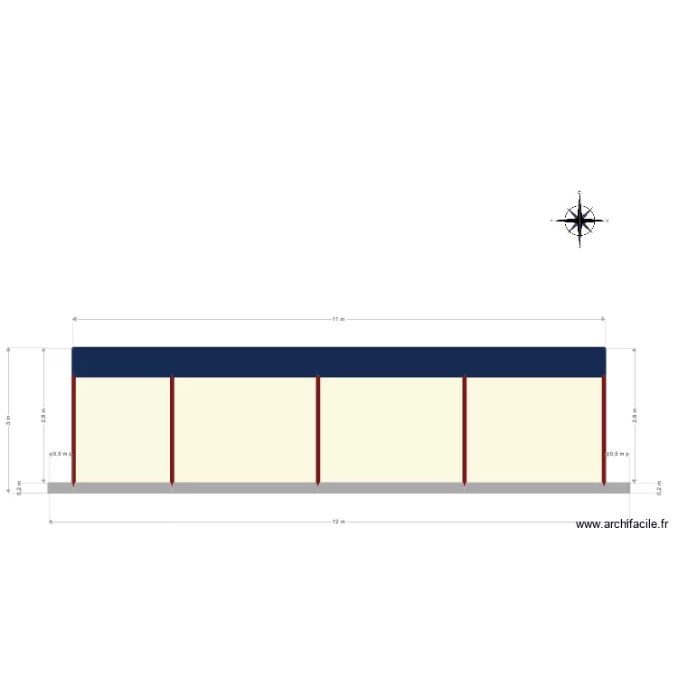 PCMI 5 face ouest. Plan de PCMI 5 face ouest. Plan de