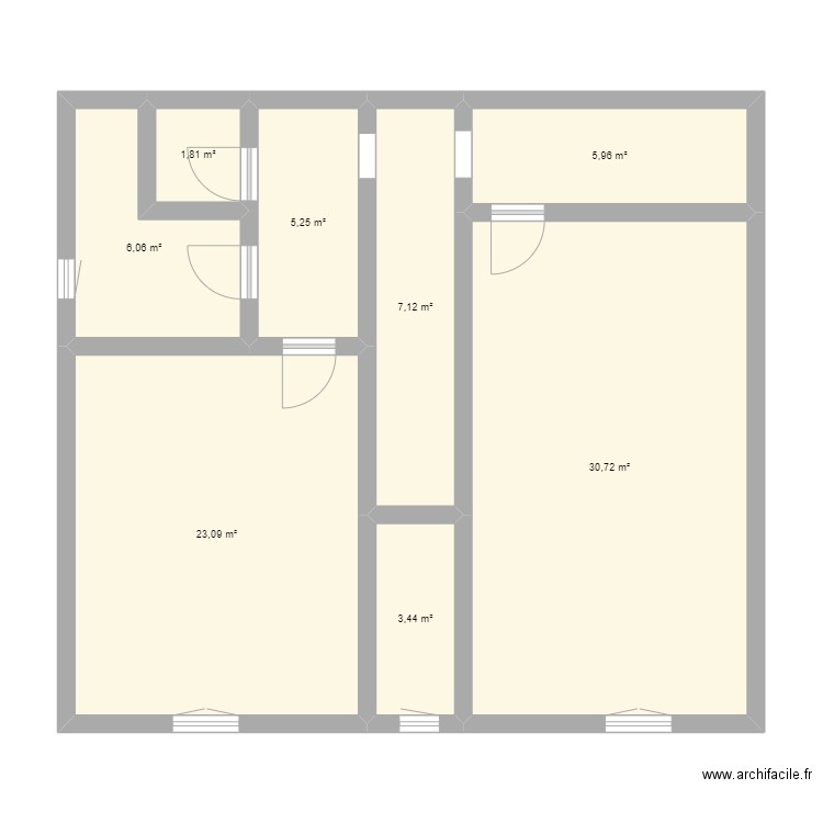 R+1. Plan de 0 pièce et 0 m2