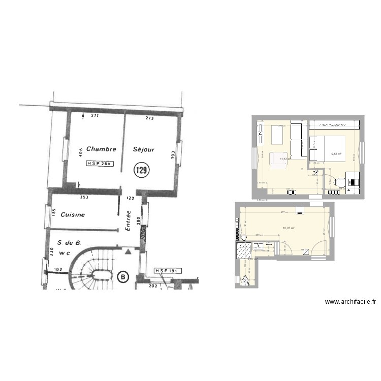 Clichy aymeric. Plan de 0 pièce et 0 m2