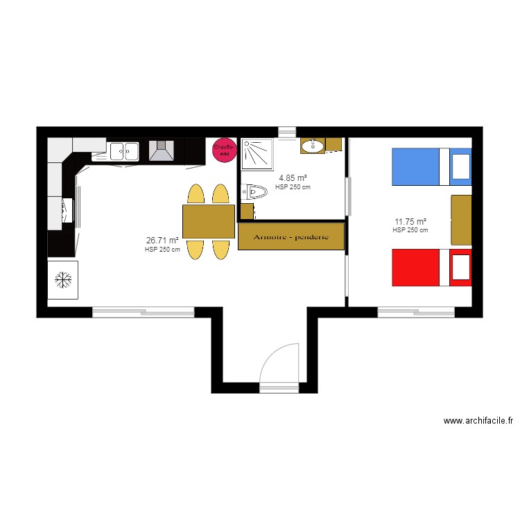 maisonnette. Plan de 0 pièce et 0 m2