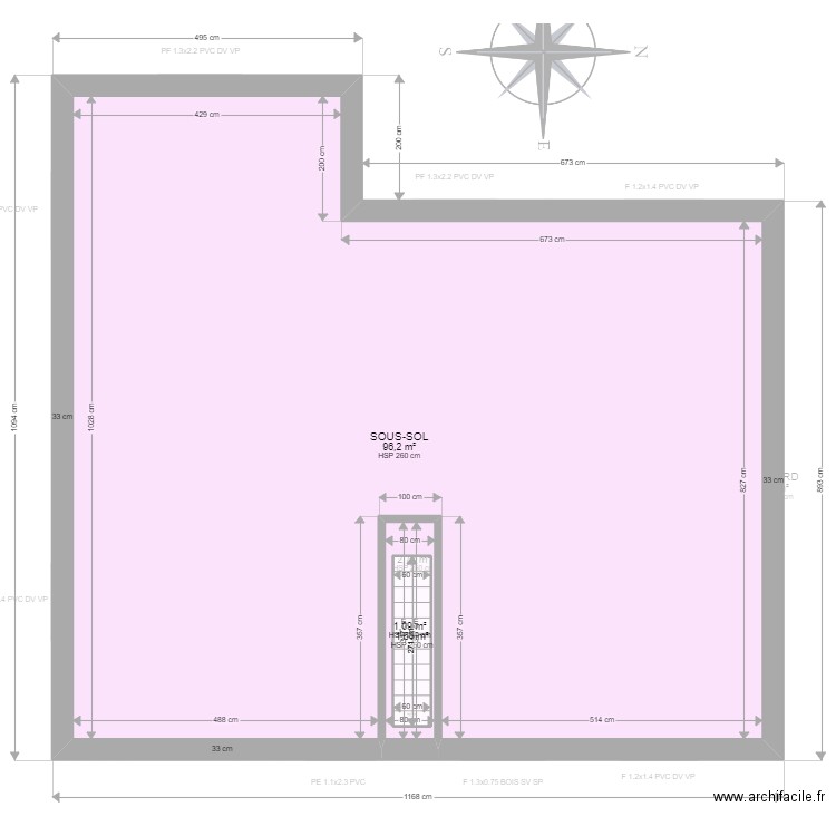 URBAIN. Plan de 12 pièces et 197 m2