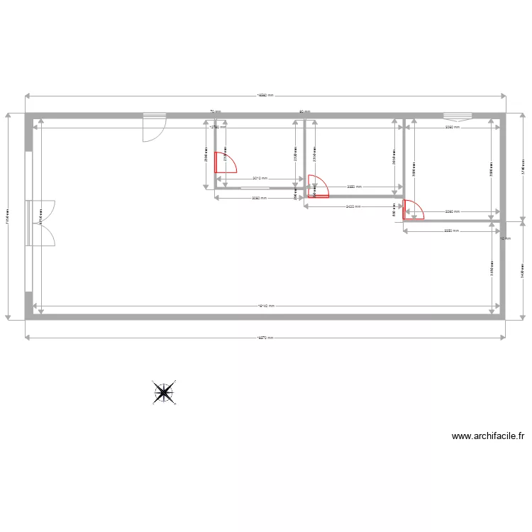 Cr&egrave;che Mauguio. Plan de 
