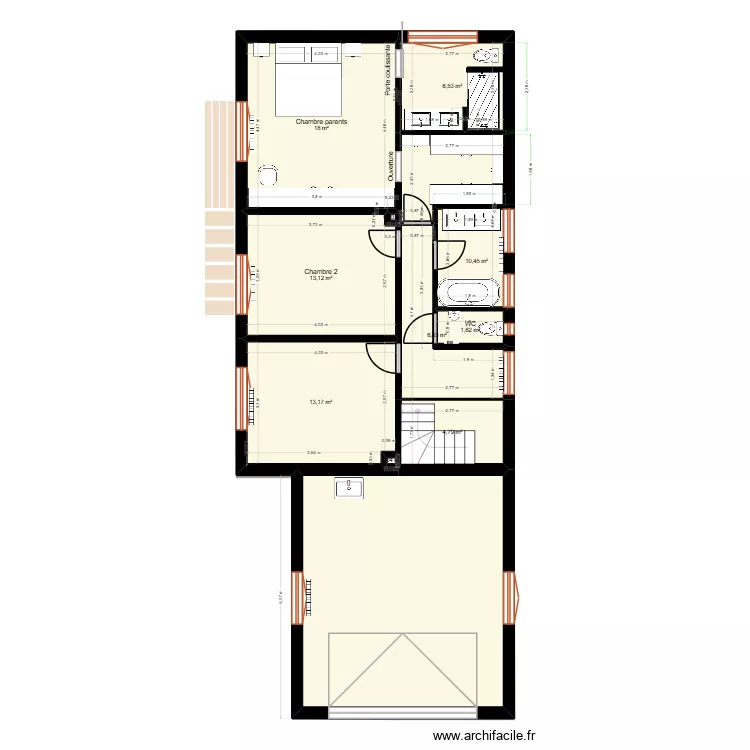 Plan final 2026. Plan de 21  et 218 m²