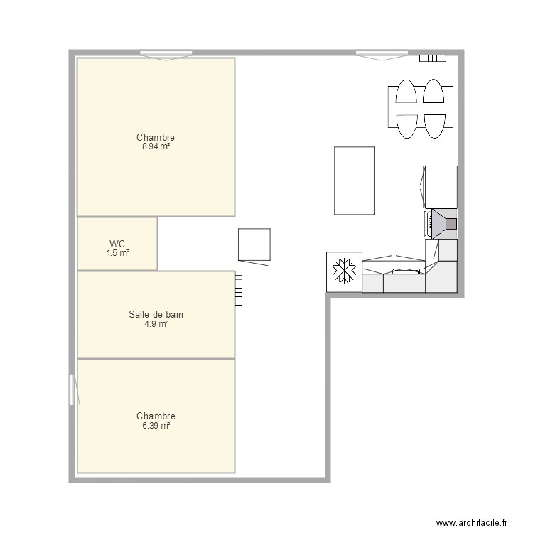 Appartement CT 3. Plan de 0 pièce et 0 m2