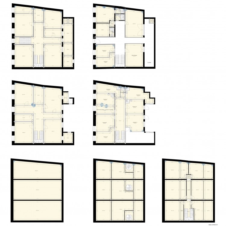 CATROS GM. Plan de 73 pièces et 898 m2