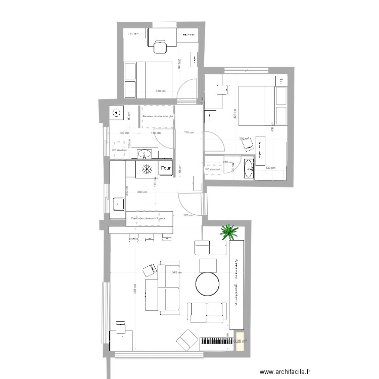 fina 2. Plan de 0 pièce et 0 m2