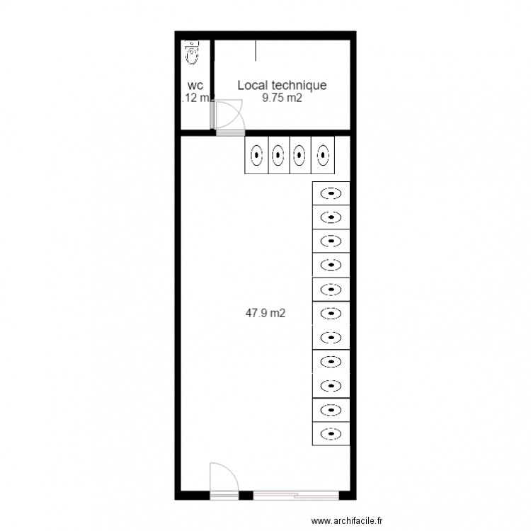 mettewie mag. Plan de 0 pièce et 0 m2