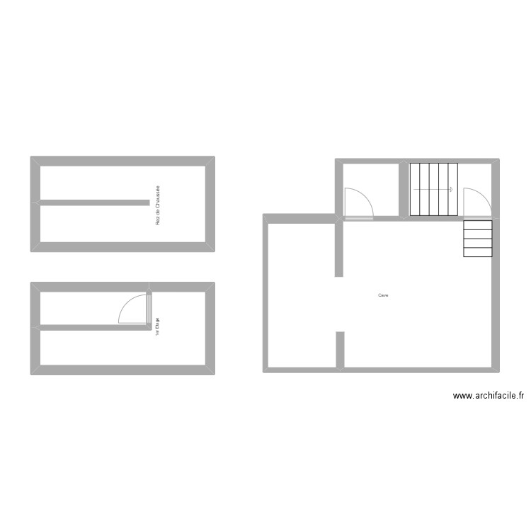 Av de la couronne 406 Communs Etage. Plan de 6 pièces et 51 m2