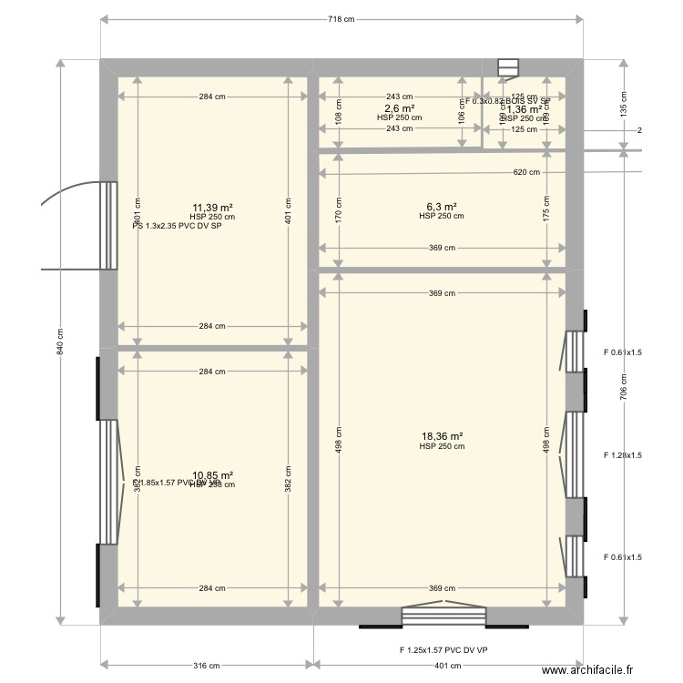 ML24001815. Plan de 9 pièces et 102 m2