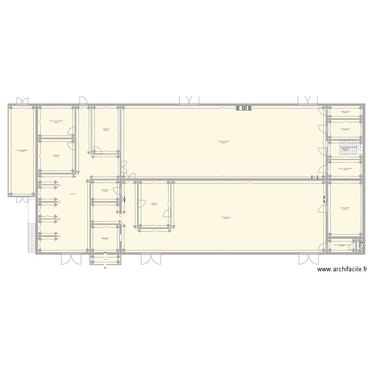 AFPA Limoges Romanet Bâtiment 10 Ateliers SAI AFEM. Plan de 0 pièce et 0 m2