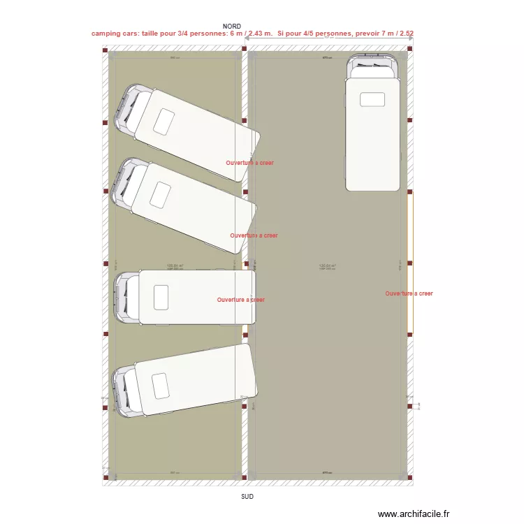 Grange option2. Plan de Grange option2. Plan de