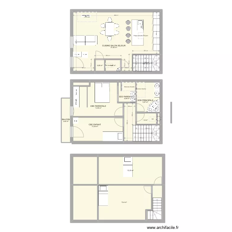 MAISON GRESY 0622. Plan de 