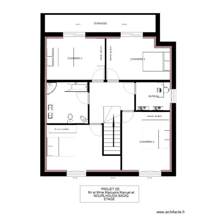 HESERANGE  1 ER ETAGE A. Plan de 