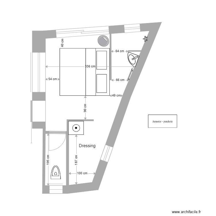 Suite parentale v5. Plan de 0 pièce et 0 m2