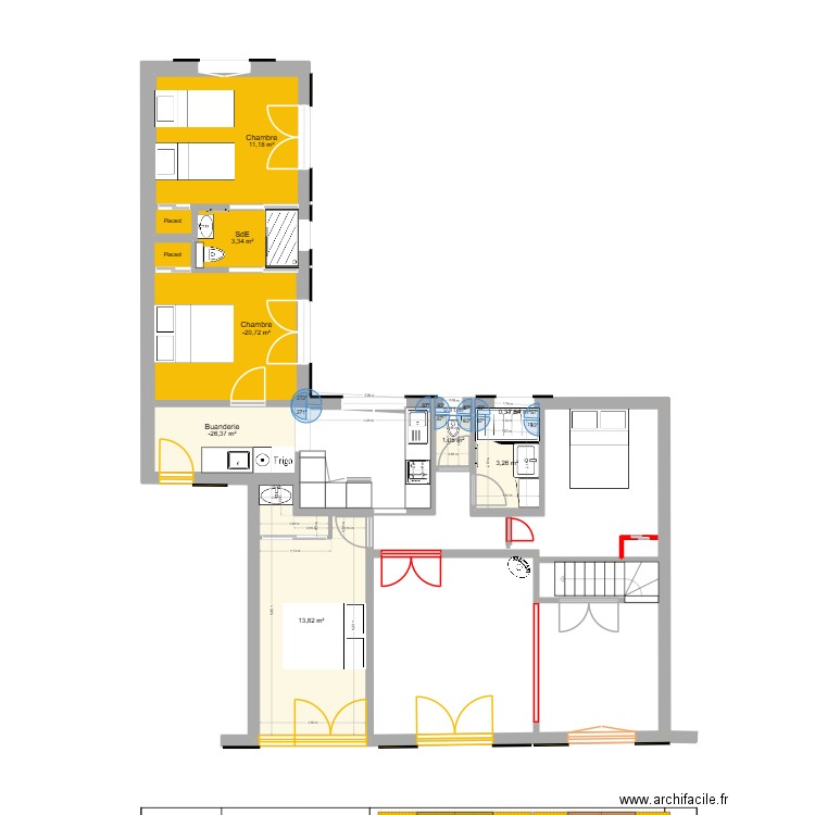 Saint-Brévin - Extension V5. Plan de 10 pièces et 49 m2