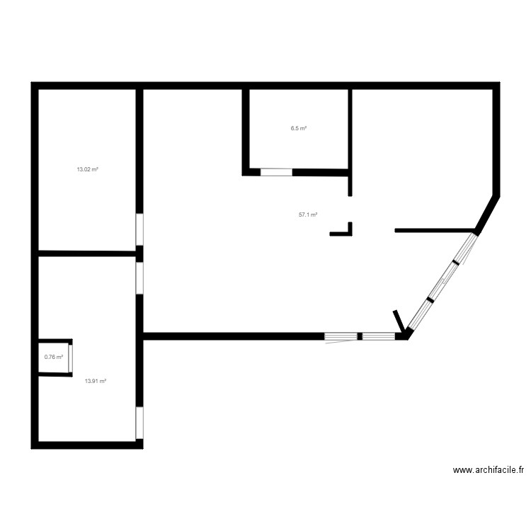 POULET 2. Plan de 0 pièce et 0 m2