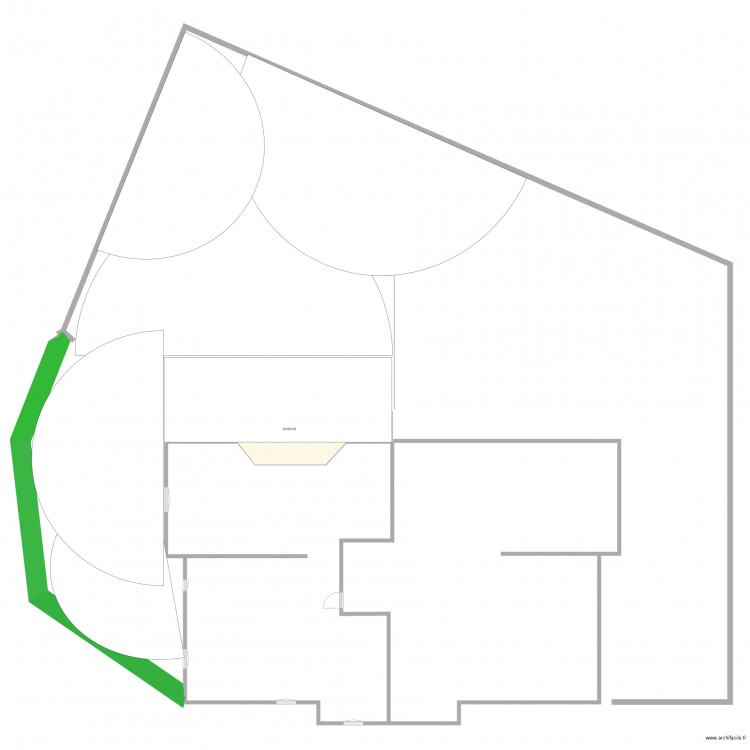 Jardin 2. Plan de 0 pièce et 0 m2