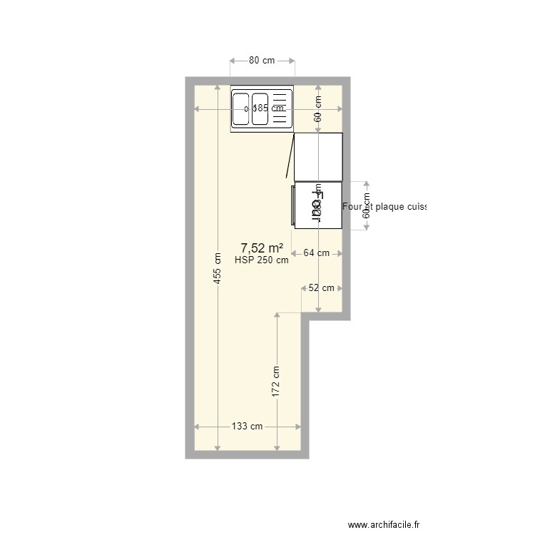 ds immo cuisine. Plan de 0 pièce et 0 m2