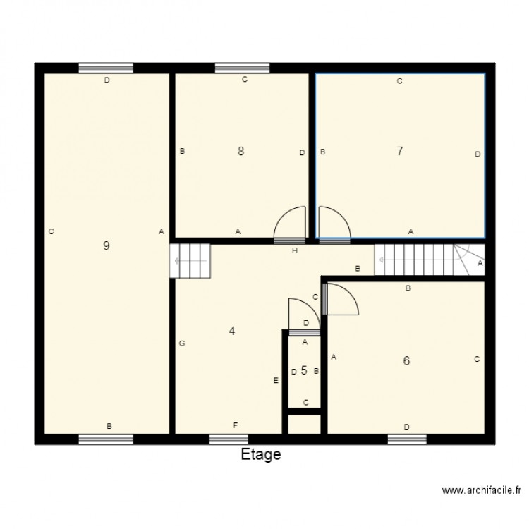 174356 HUGUIN. Plan de 0 pièce et 0 m2