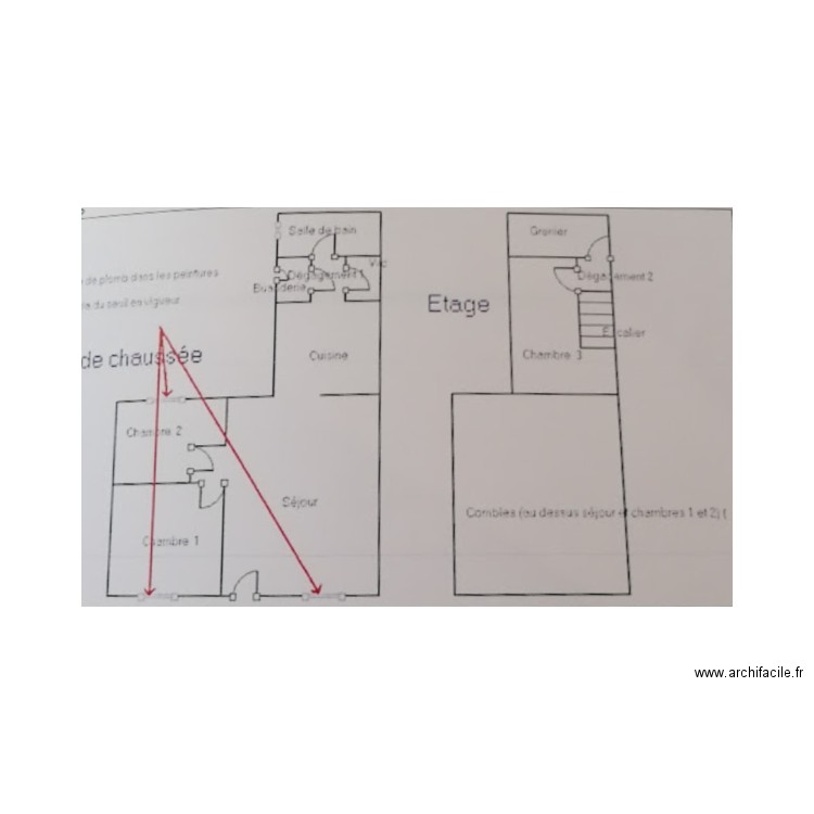 RENAUD RDC. Plan de 0 pièce et 0 m2