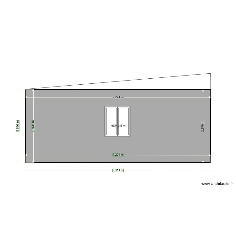 FACADE EST SUD 1. Plan de 0 pièce et 0 m2