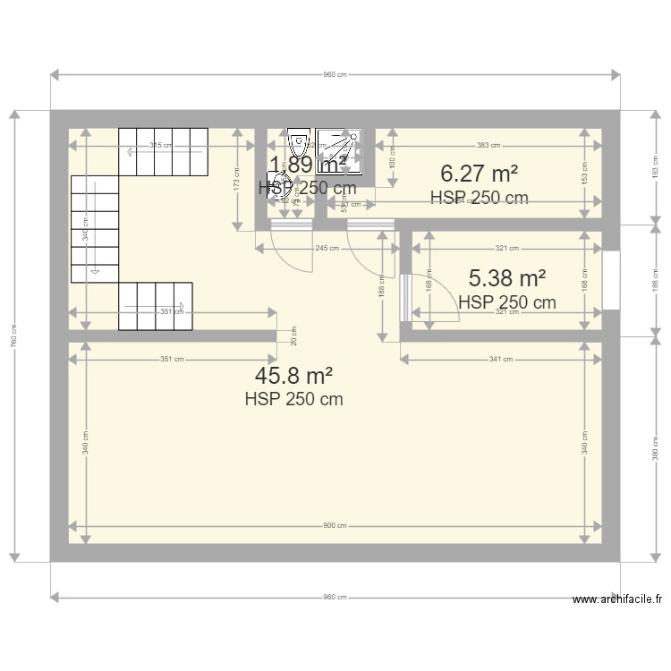 1 etaj. Plan de 0 pièce et 0 m2