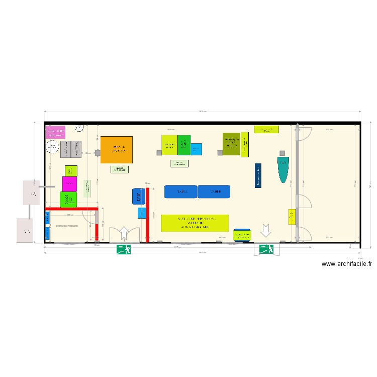 BUANDERIE RIABA PETIT LOCAL 010621. Plan de 0 pièce et 0 m2